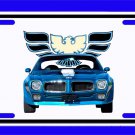 NEW 1971 Blue Pontiac Firebird Trans AM License Plate FREE SHIPPING! NEW 1971 Blue Pontiac Firebird Trans AM License Plate FREE SHIPPING!