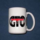 New Huge 15 Oz. 1967 Red Pontiac GTO in our letters series Mug