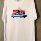 New Blue 1969 Pontiac Firebird Convertible white T-shirt