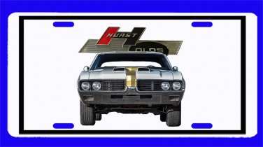 NEW 1969 Hurst Olds License Plate FREE SHIPPING!