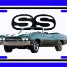 NEW 1970 Chevy Chevelle SS w/ SS Logo License Plate FREE SHIPPING!