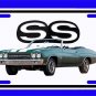 NEW 1970 Chevy Chevelle SS w/ SS Logo License Plate FREE SHIPPING!