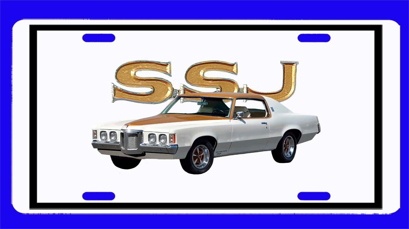 1969 Pontiac Hurst Grand Prix License Plate!! FREE SHIPPING!!