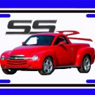NEW Red 2004 Chevy SSR License Plate FREE SHIPPING!