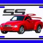 NEW Red 2004 Chevy SSR License Plate FREE SHIPPING!