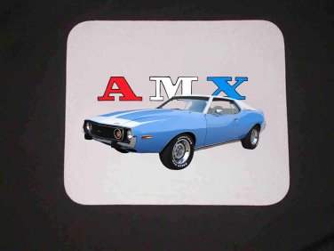NEW 1973 AMX Javelin Mousepad! FREE SHIPPING!