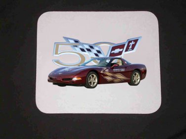 NEW 2003 50th Anniversary Chevy Corvette Pace Car mousepad!