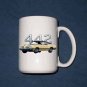 NEW 1970 Olds Cutlass 442 15 Oz mug!!  FREE SHIPPING!!