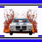 1969 Pontiac Firebird Trans AM in our lava series License Plate! FREE SHIPPING!