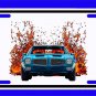 1972 Pontiac Formula Firebird in our lava series License Plate! FREE SHIPPING!