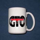 NEW 1967 PontiacGTO in letters 15 Oz mug!!  FREE SHIPPING!!