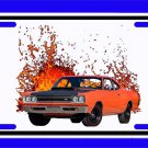 NEW 1969 Dodge Superbee in our lava series License Plate!! FREE SHIPPING!!