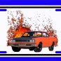 NEW 1969 Dodge Superbee in our lava series License Plate!! FREE SHIPPING!!