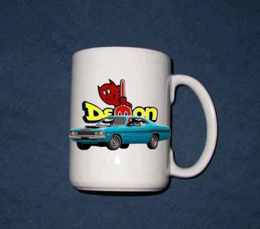 NEW 1972 Dodge Demon 15 Oz mug!!  FREE SHIPPING!!