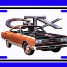 NEW 1969 Plymouth GTX License Plate!! FREE SHIPPING!!