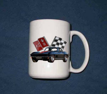 New 15 Oz.1967 Chevy Corvette mug