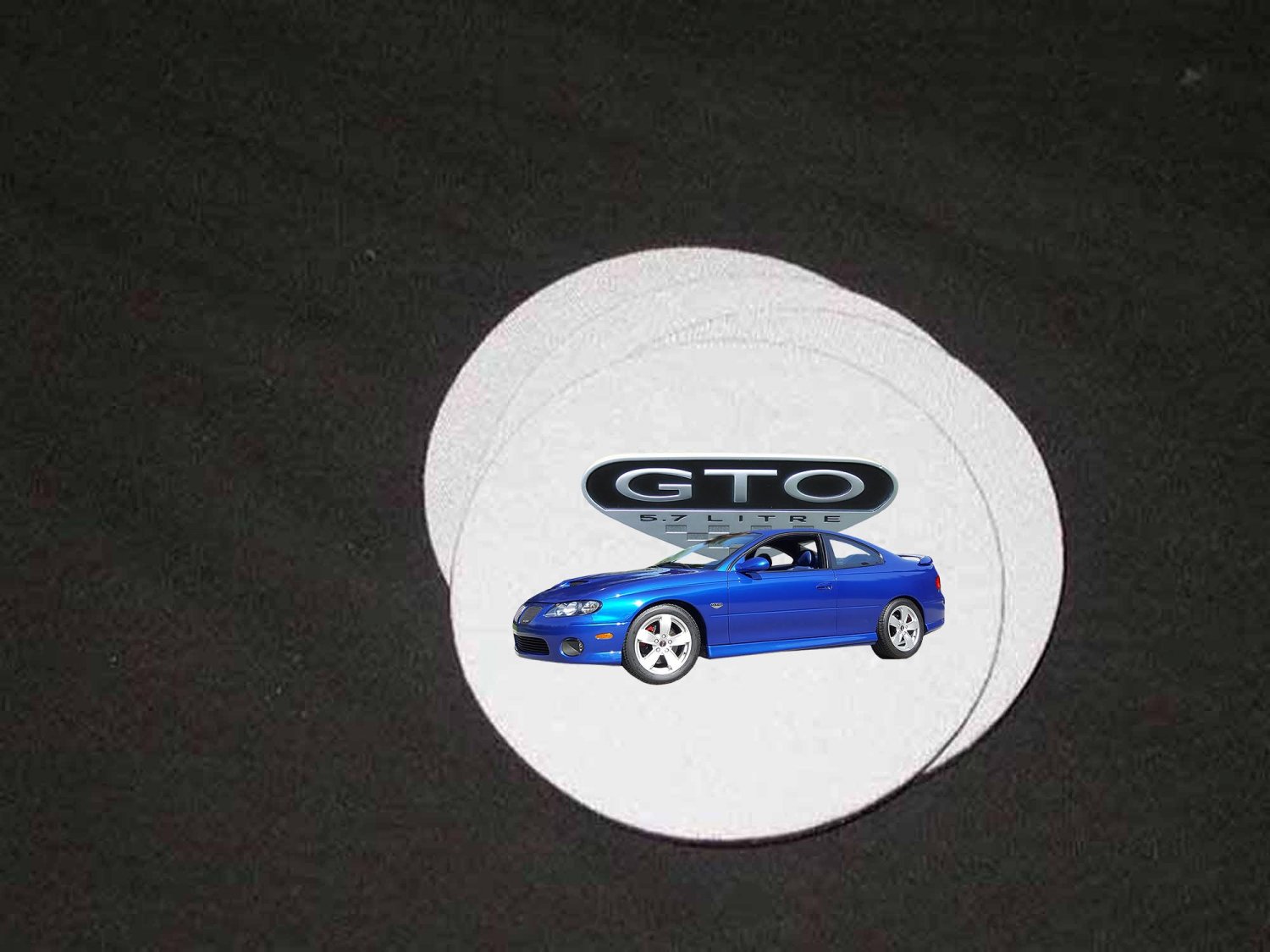 New 2005 Pontiac GTO Soft Coaster set!!