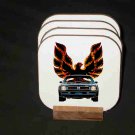 New Black 1976 Pontiac Trans AM SE Hard Coaster set!