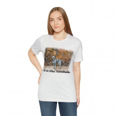 New Dalmatian in our fall day attitude series T-shirt   Free Shipping