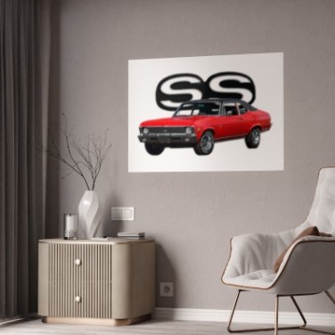 New 1970 Nova SS Gloss Poster, 4 sizes available