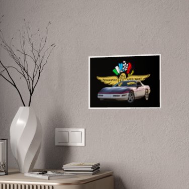 1995 Chevy Corvette Pace Car  Gloss Poster, 4 sizes available