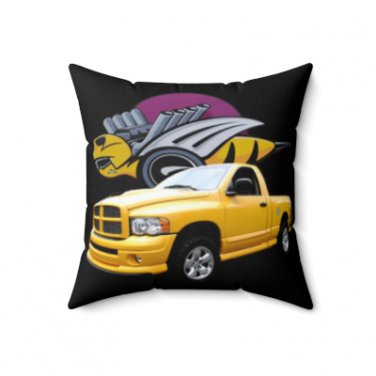 2005 Dodge Rumble Bee Spun Polyester Square Pillow 3 sizes available