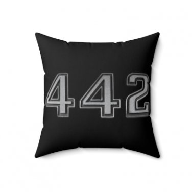 Olds Cutlass 442 Logo Spun Polyester Square Pillow 3 sizes available