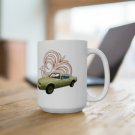 New 15 oz. 1980 Pontiac  Firebird Yellow Bird mug