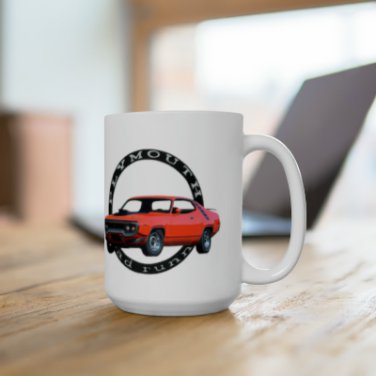 New 15 oz. 1971 Roadrunner mug