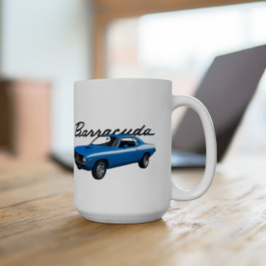 New 15 oz. 1974 Barracuda mug