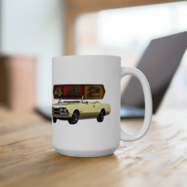 New 15 oz. 1967 Cutlass 442 mug