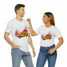 New 1971 Pontiac Formula Firebird in our lava series T-shirt   Free Shipping