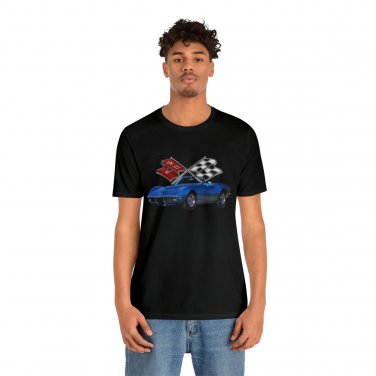 New 1968 Chevy Corvette T-shirt  Free Shipping