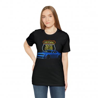 NEW 2018 Demon in our route 66 series T-shirt   Free Shipping