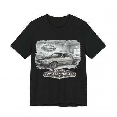 Its more than just a car! Slightly Distressed 1969  Mustang Mach 1 Garage Series T-Shirt