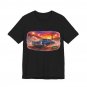 High-Octane Classic Drag Racing with Distressed 1966 Pontiac GTO in our Nitro Series T-Shirt