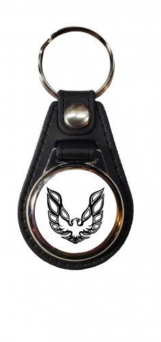 NEW White Pontiac 2nd Gen Firebird logo keychains FREE SHIPPING!!