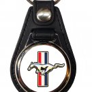 NEW White Mustang Tri Color logo keychains FREE SHIPPING!! NEW White Mustang Tri Color logo keychains FREE SHIPPING!!
