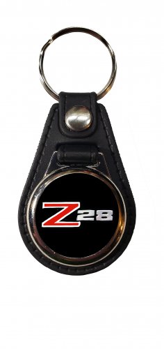 NEW Black Chevy Camaro Z28 logo keychains FREE SHIPPING!!