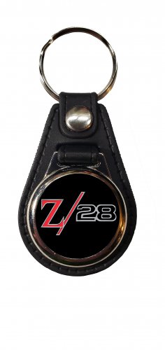 NEW Black Chevy Camaro Z28 logo keychains FREE SHIPPING!!