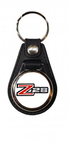 NEW White Chevy Camaro Z28 logo keychains FREE SHIPPING!!
