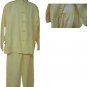 Men's Chinese Style PJ's, Ivory, Md