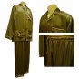 Sirisha Men's Classic Satin PJ's, G2, Bronze, Md