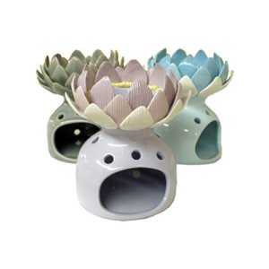 Ceramic Incense Burner - Lotus, Lavender