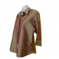 Sirisha Women's Silk Blouse, Gold Blend, XL