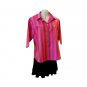 Sirisha Women's Silk Blouse, Pink/Purple, XL