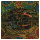 Vietnamese Modern Lacquer Painting, 9 1/2 x 9 1/2, 050