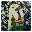 Vietnamese Modern Lacquer Painting, 9 1/2 x 9 1/2, 054