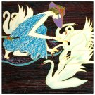 Vietnamese Modern Lacquer Painting, 8 x 8, 081