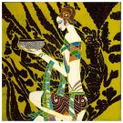 Vietnamese Modern Lacquer Painting, 16 x 16, 041